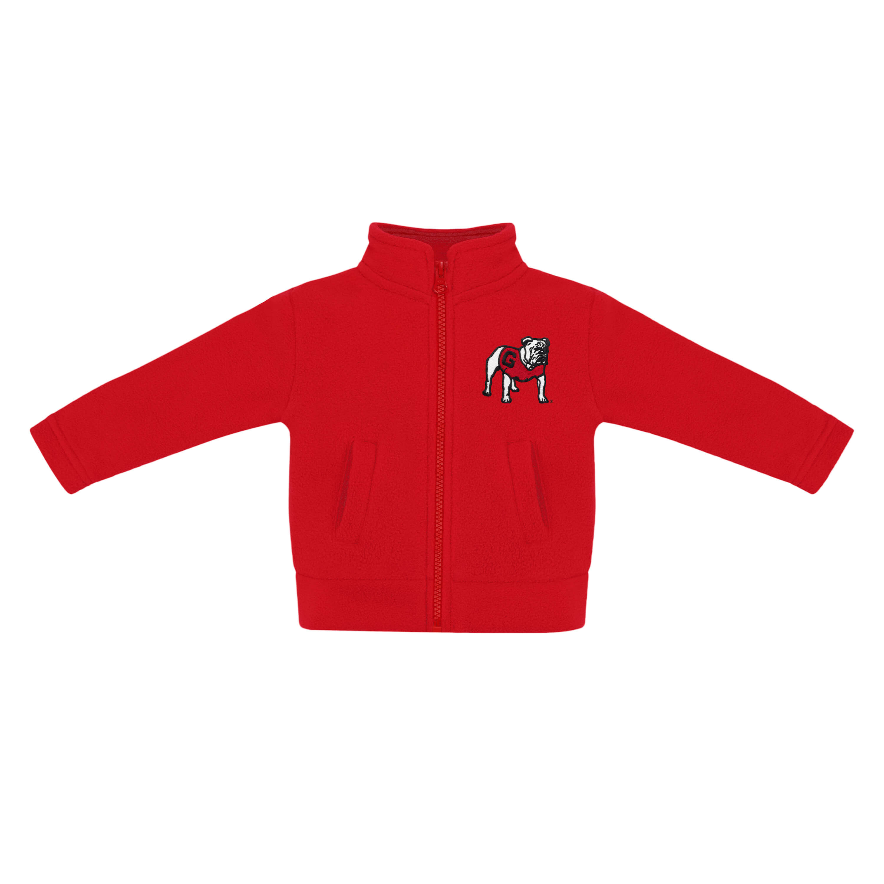 Georgia Bulldogs Polar Fleece Zipper Jacket