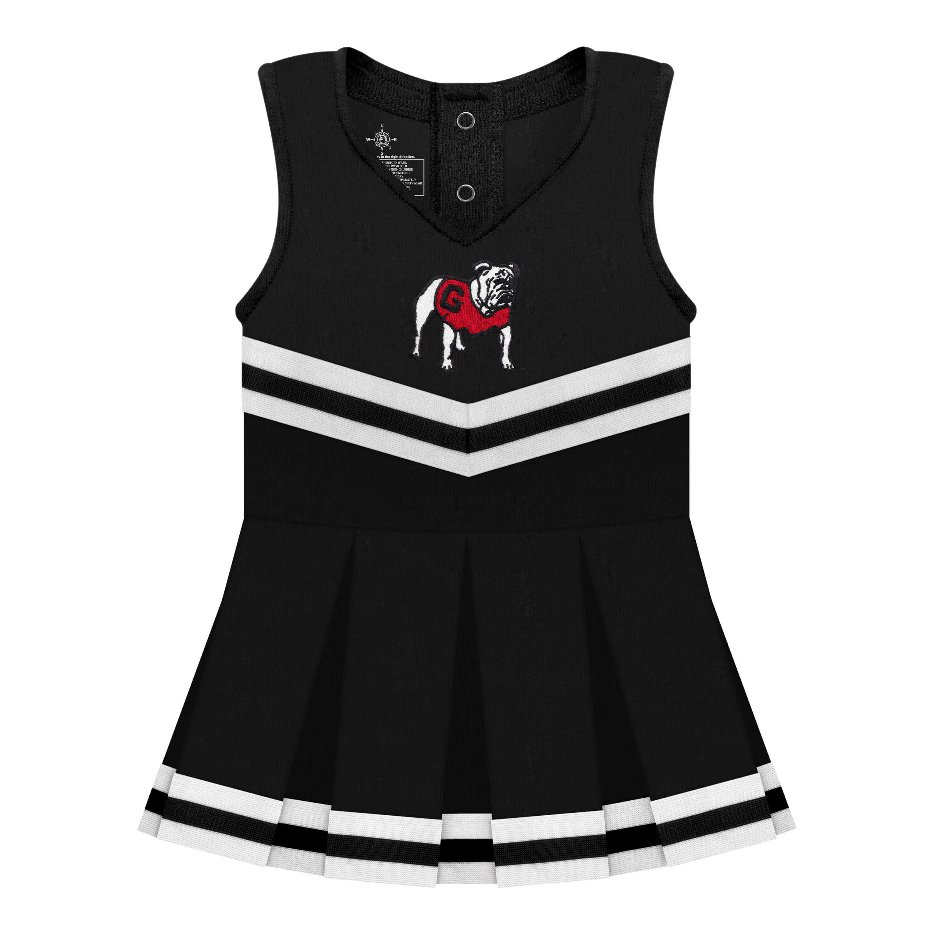 Georgia Bulldogs Cheerleader Bodysuit Dress
