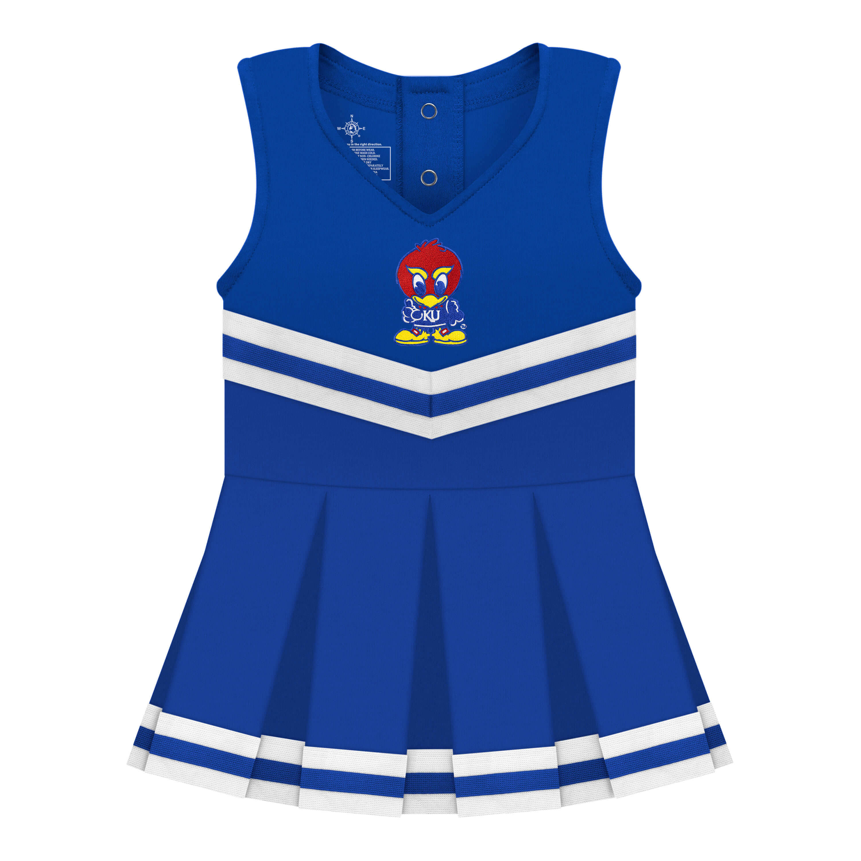 Kansas Jayhawks Cheerleader Bodysuit Dress