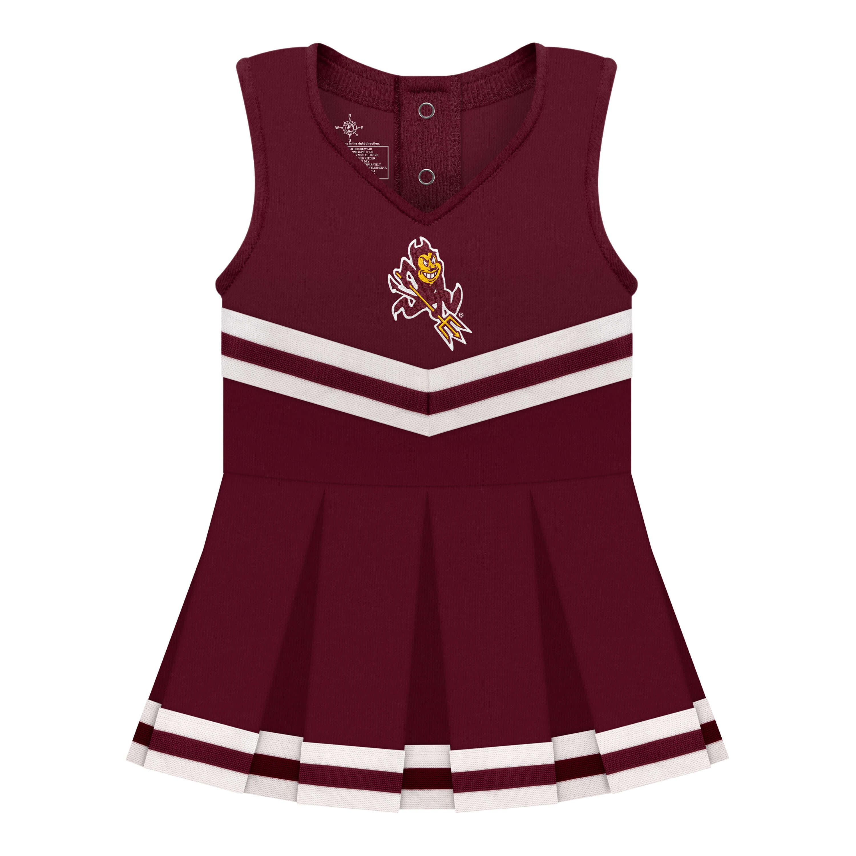 Arizona State Sun Devils Cheerleader Bodysuit Dress