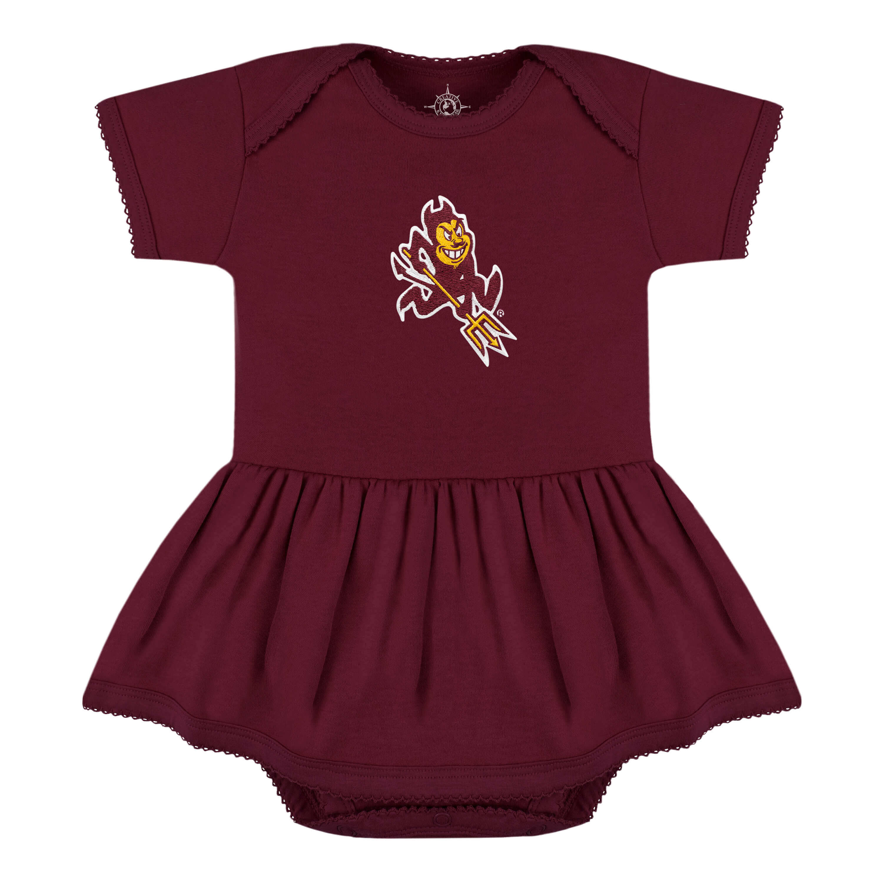 Arizona State Sun Devils Picot Bodysuit Dress