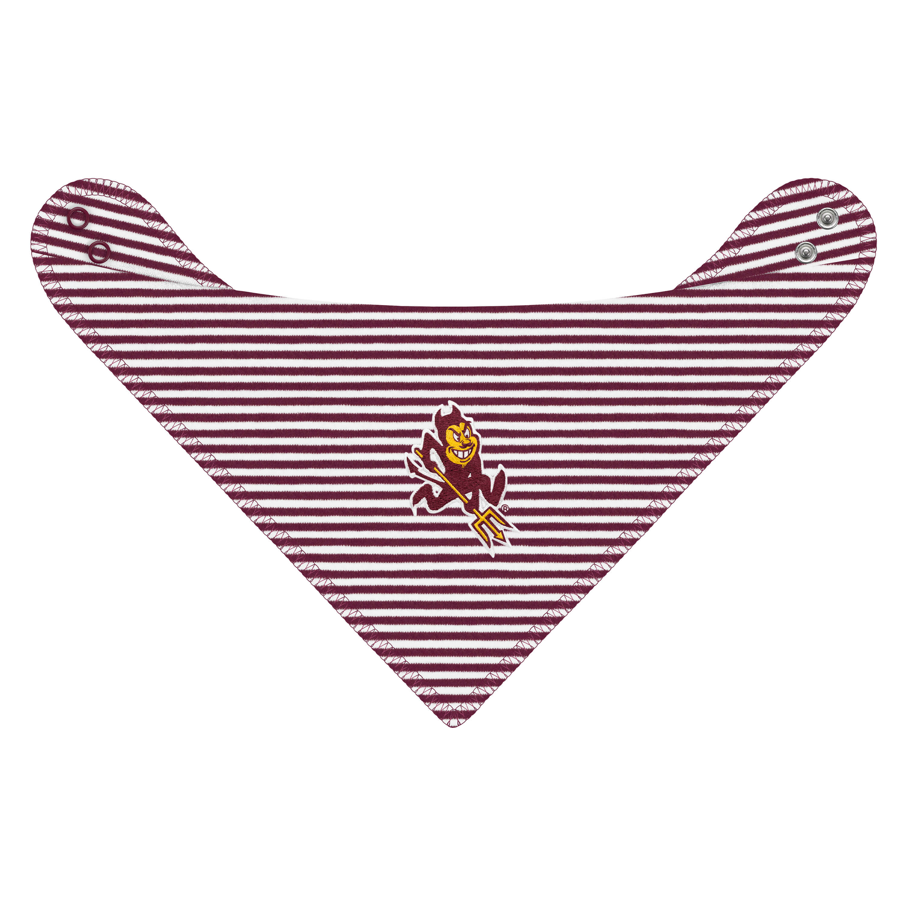 Arizona State Sun Devils Striped Bandana Bib