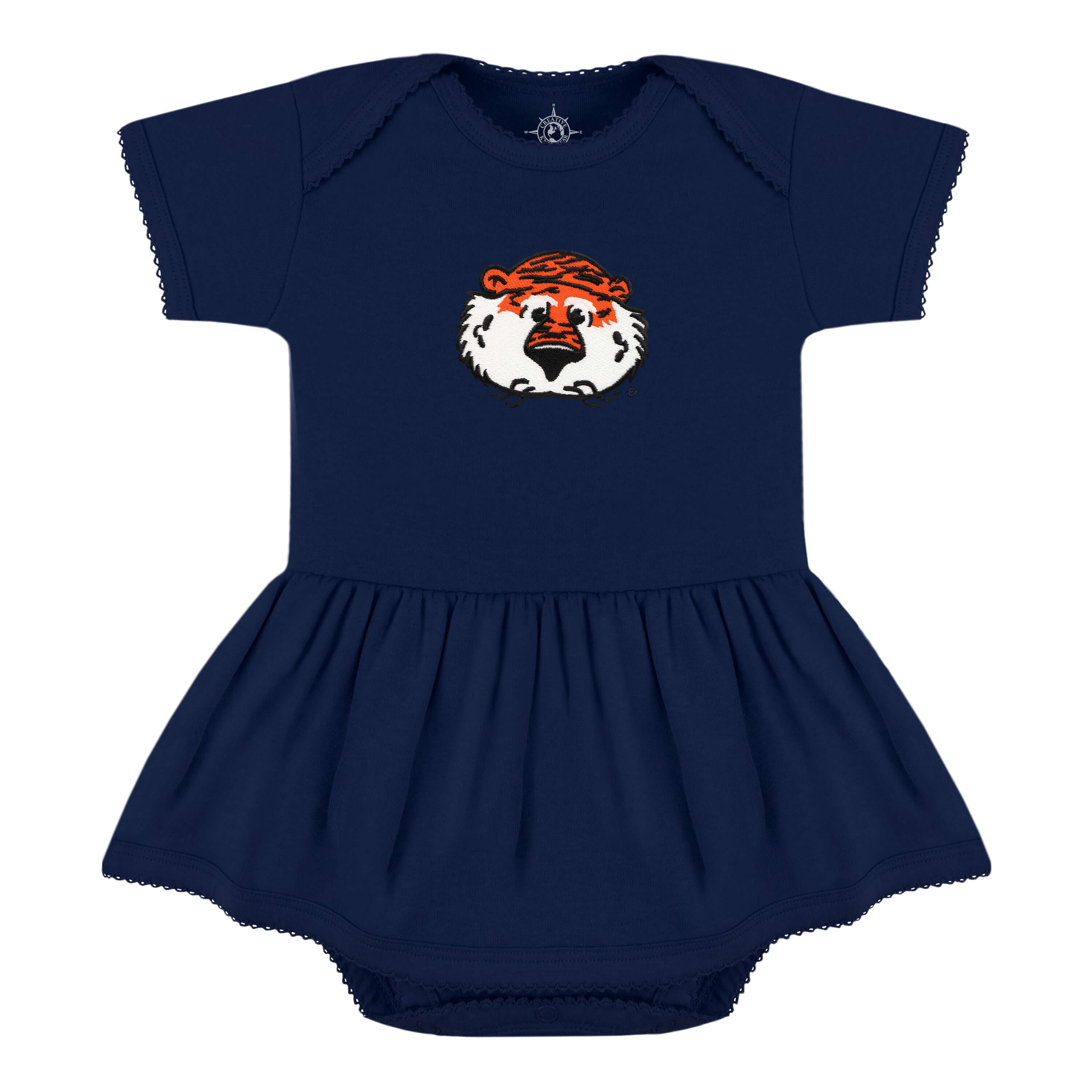 Auburn Tigers Picot Bodysuit Dress