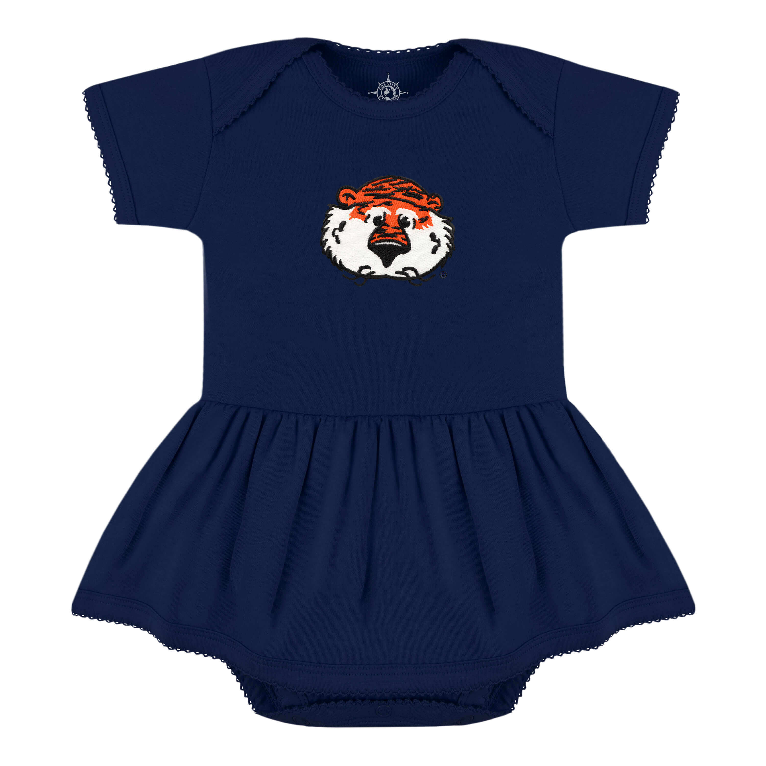 Auburn Tigers Picot Bodysuit Dress
