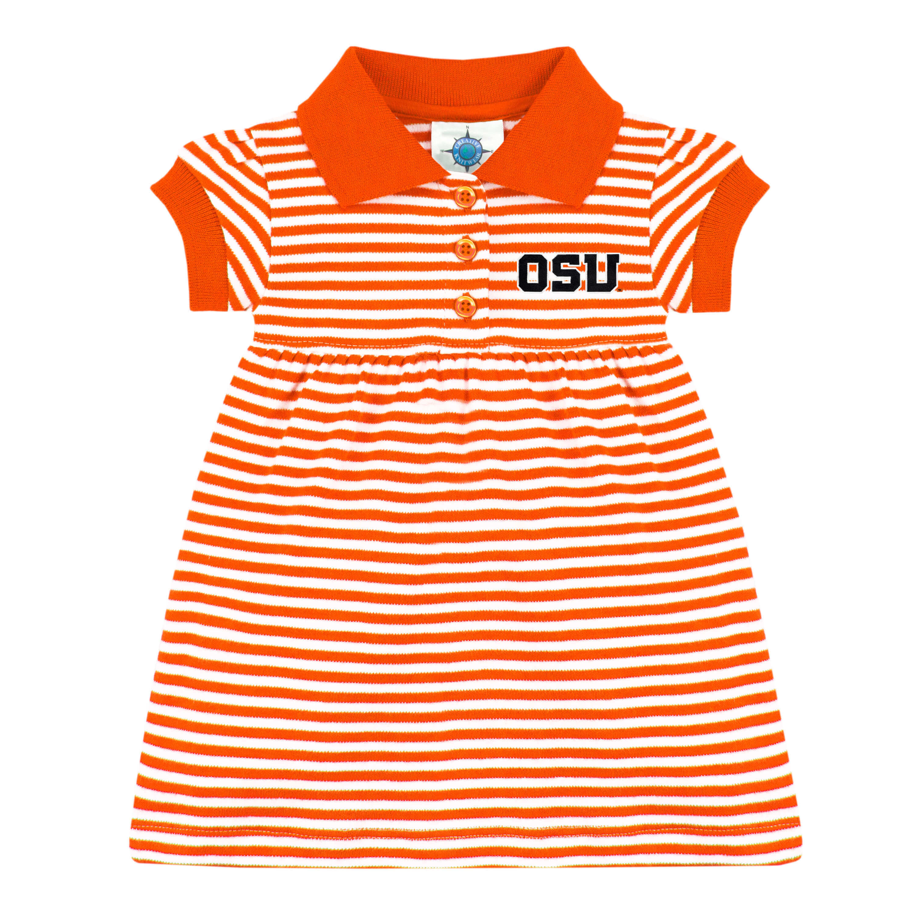 Oregon State Beavers Striped Gameday Dress w/Bloomer