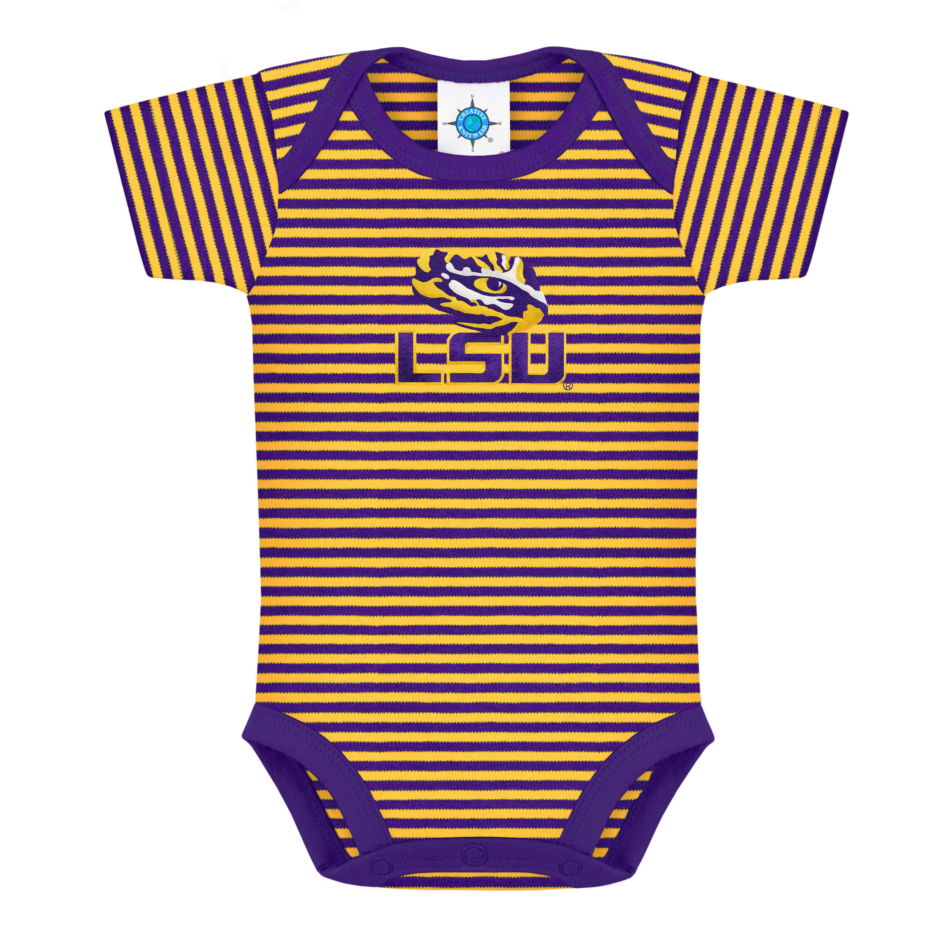 LSU Tigers Striped Bodysuit