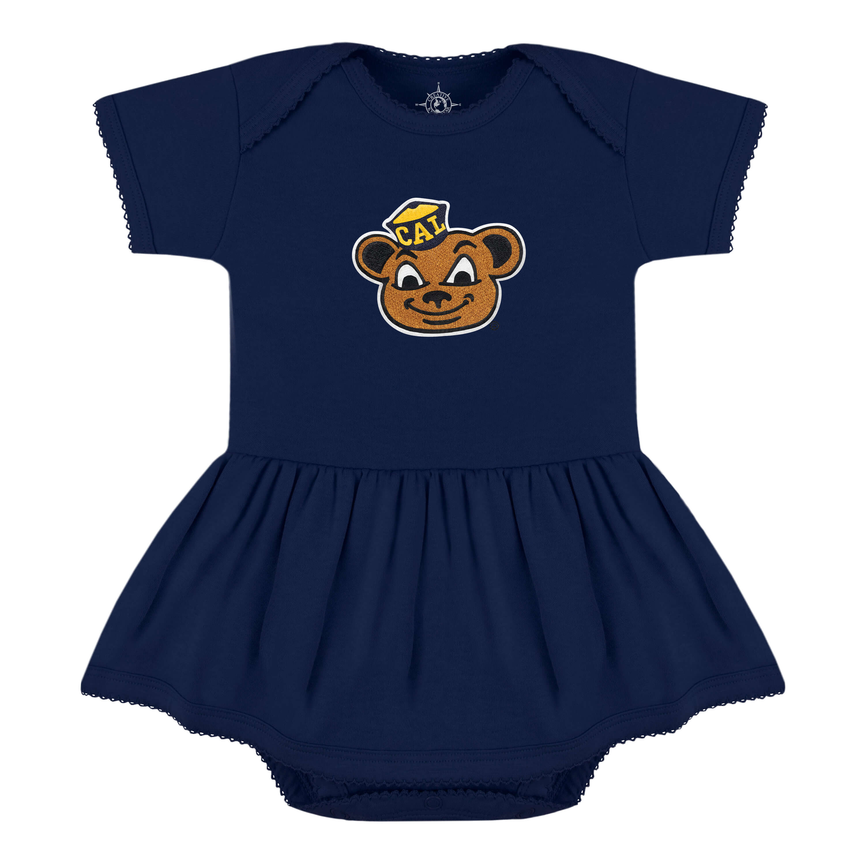 Cal Bears Picot Bodysuit Dress