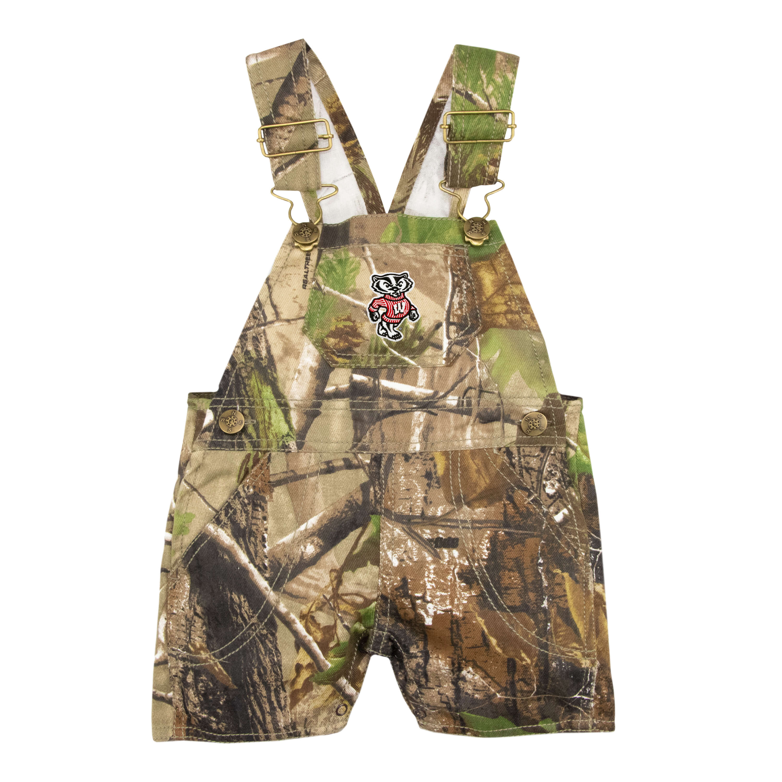Wisconsin Badgers Camo Short Leg Overall